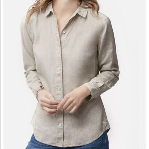 Tommy Bahama Sea Glass Breezer Linen Boyfriend Shirt